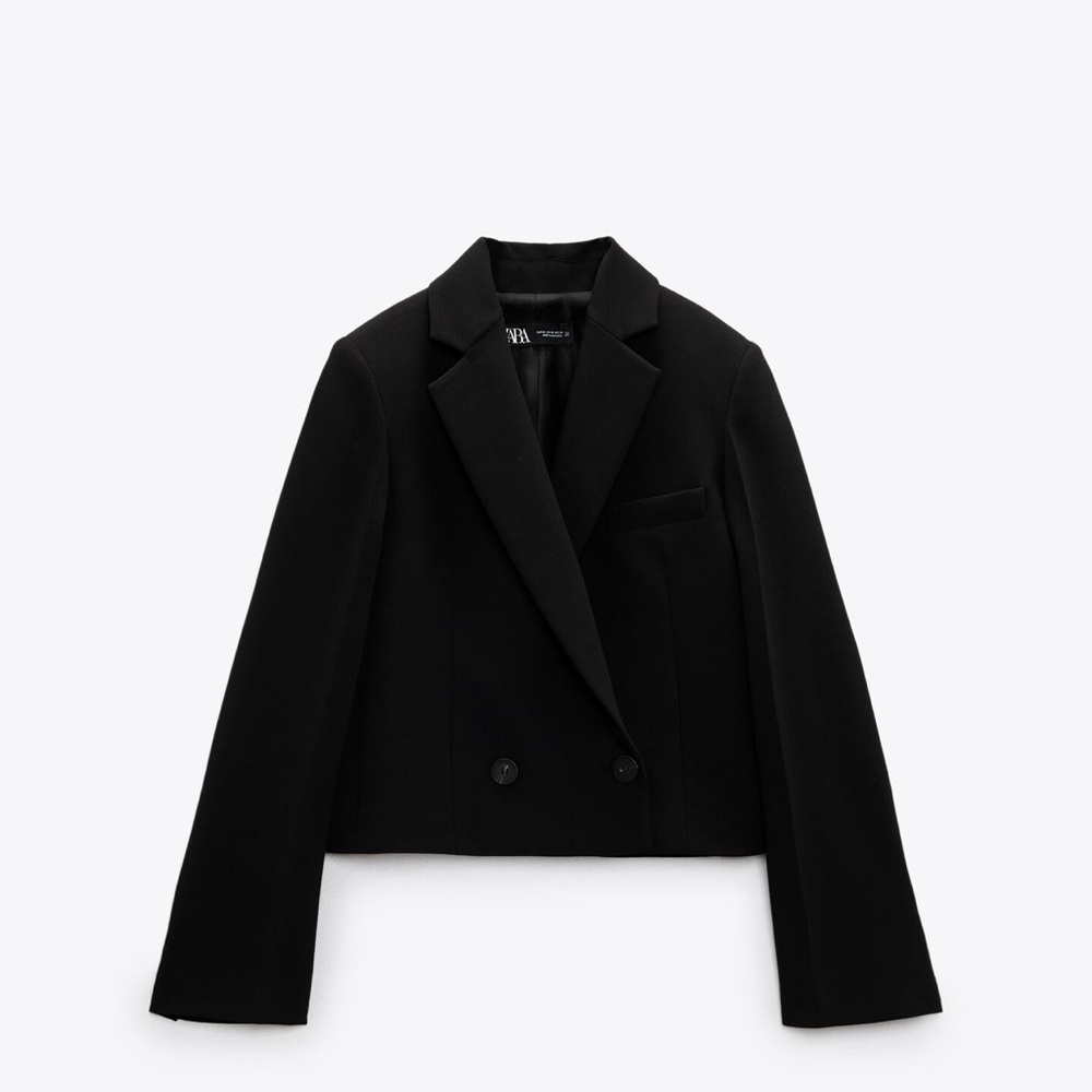 Zara cropped blazer